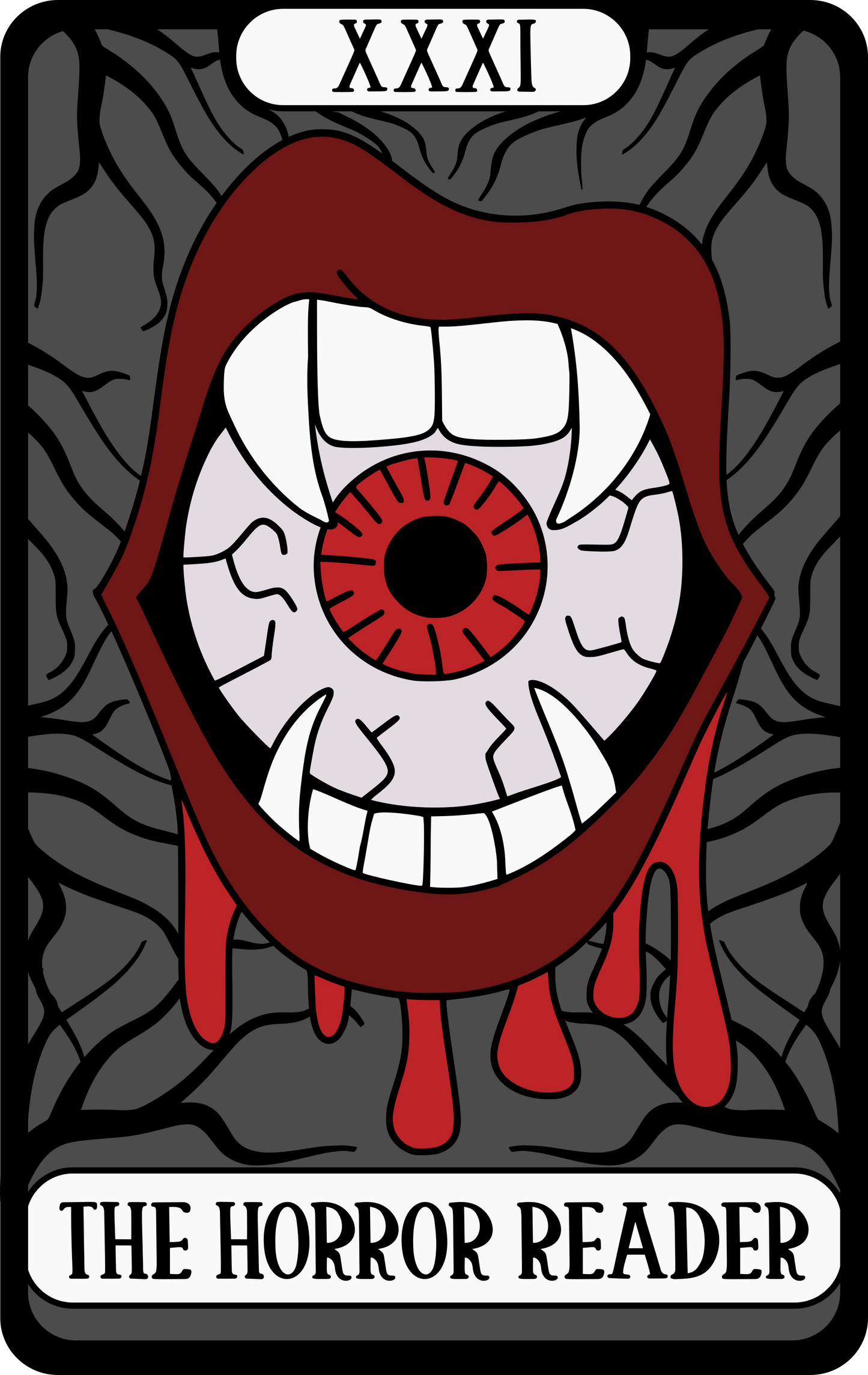 The Horror Reader Tarot Sticker
