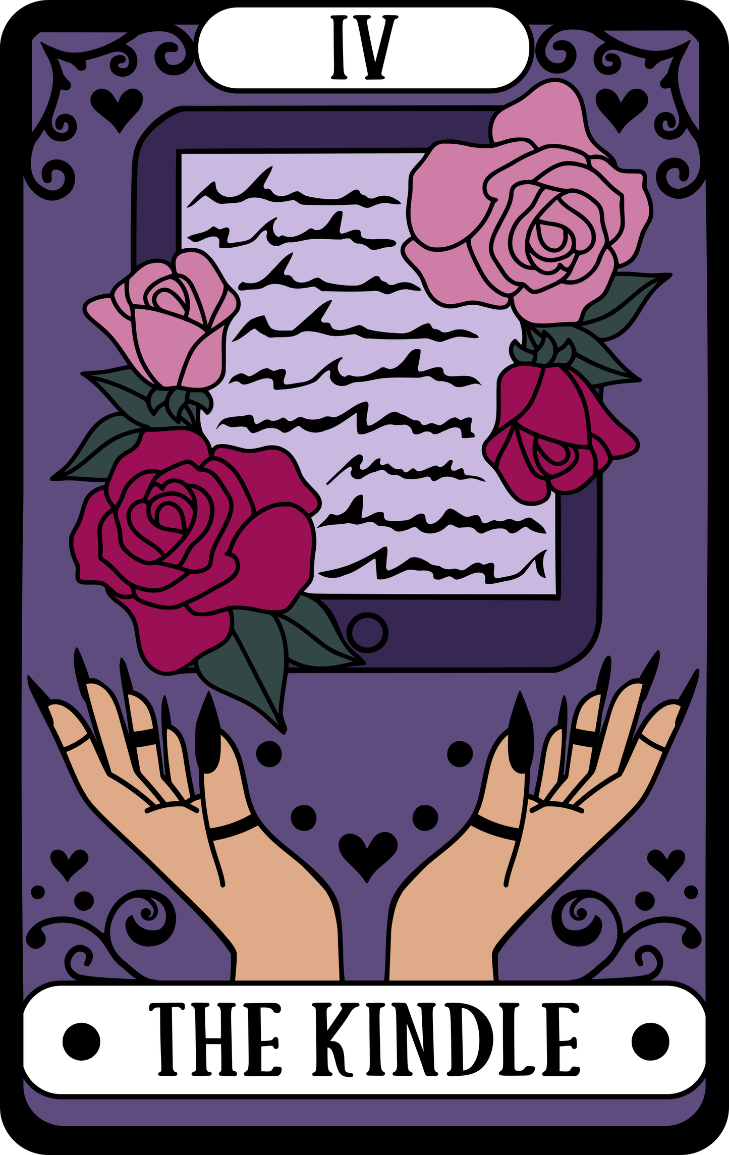 The Kindle Tarot Sticker