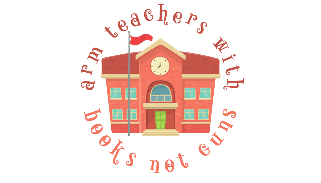 Arm Teachers with Books Not Guns Sticker