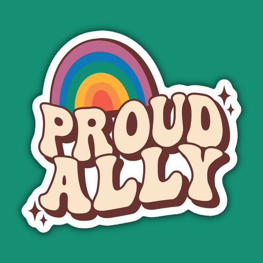 Proud LGBTQ+ Ally Sticker