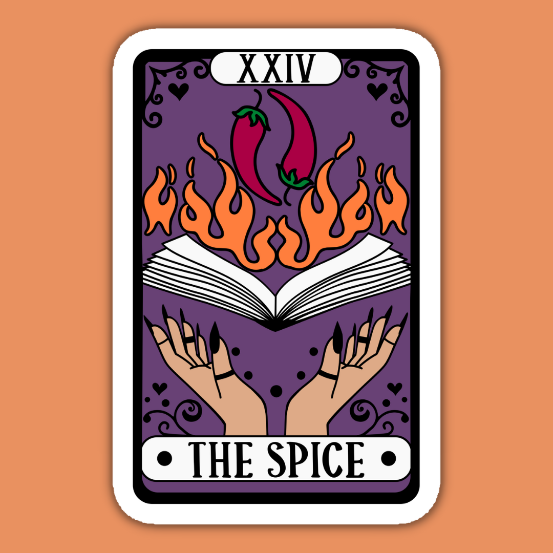 The Spice Book Tarot Card Sticker