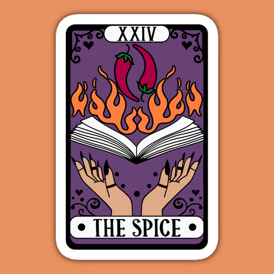 The Spice Book Tarot Card Sticker